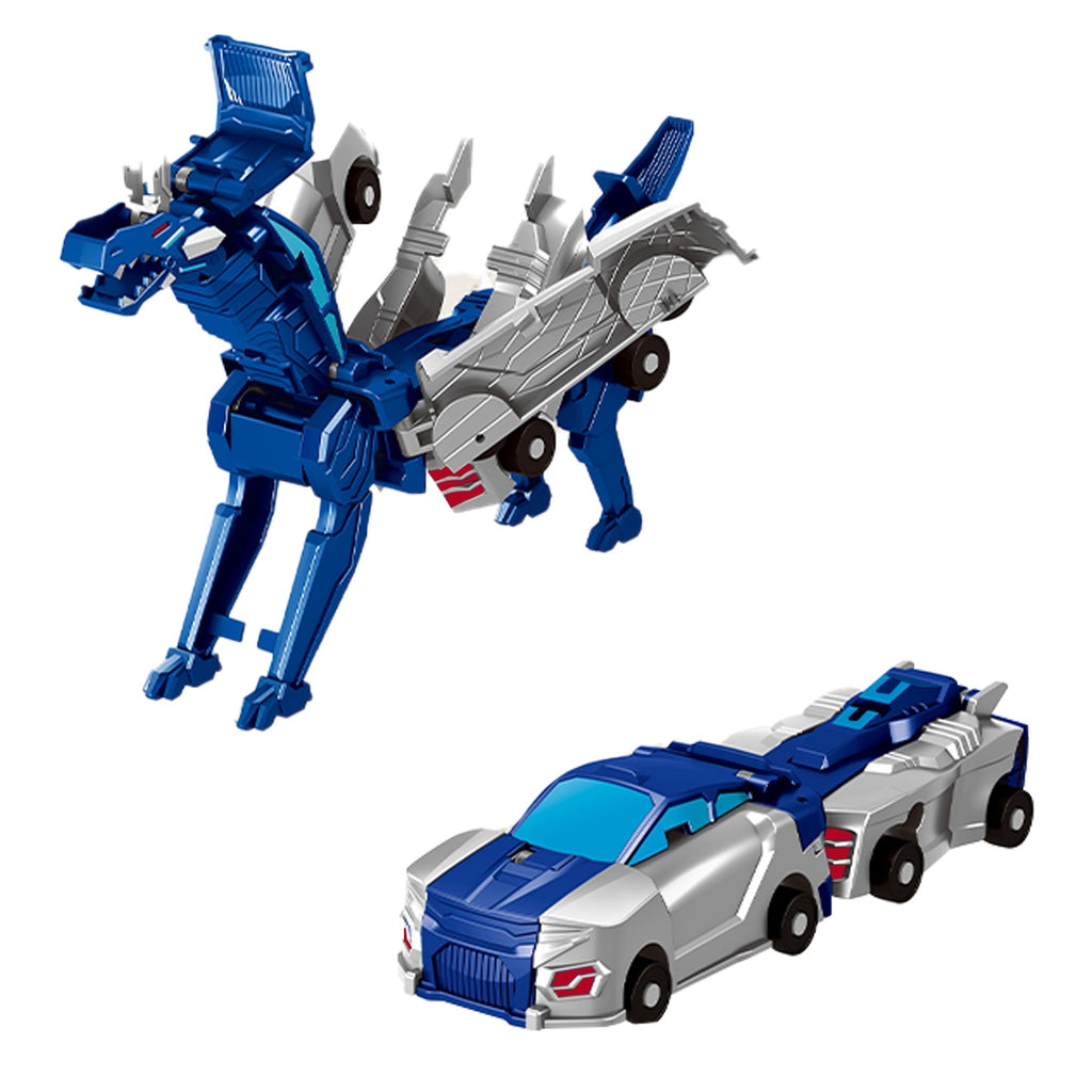 Dinosaur Car Toy with Magnetic Features - Manual Activation for Dinosaur And Car Transformation, No Batteries Required - Ideal Birthday And Christmas Present for Kids, Party Gifts, Creative Play