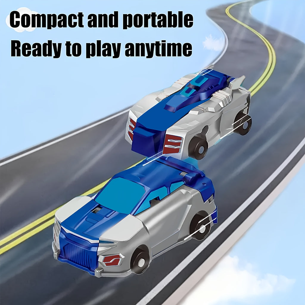 Dinosaur Car Toy with Magnetic Features - Manual Activation for Dinosaur And Car Transformation, No Batteries Required - Ideal Birthday And Christmas Present for Kids, Party Gifts, Creative Play