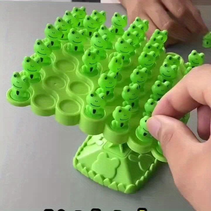 Happy Learning Frog Balance Tree Board Game - Interactive Family Puzzle Toy for Attention Training, Multi-Level Challenge and Durable Plastic Material, Christmas Gift, Birthday Present