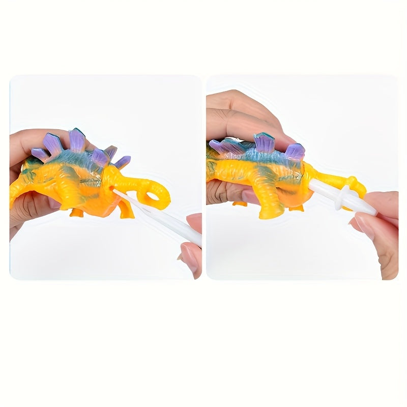 2pcs Children Creative Funny Toy Blowable Animal Venting Toys Inflatable Dinosaur Party Favors Kids Birthday Gift