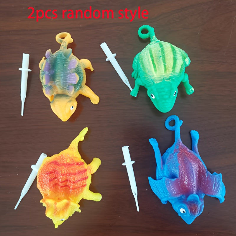 2pcs Children Creative Funny Toy Blowable Animal Venting Toys Inflatable Dinosaur Party Favors Kids Birthday Gift