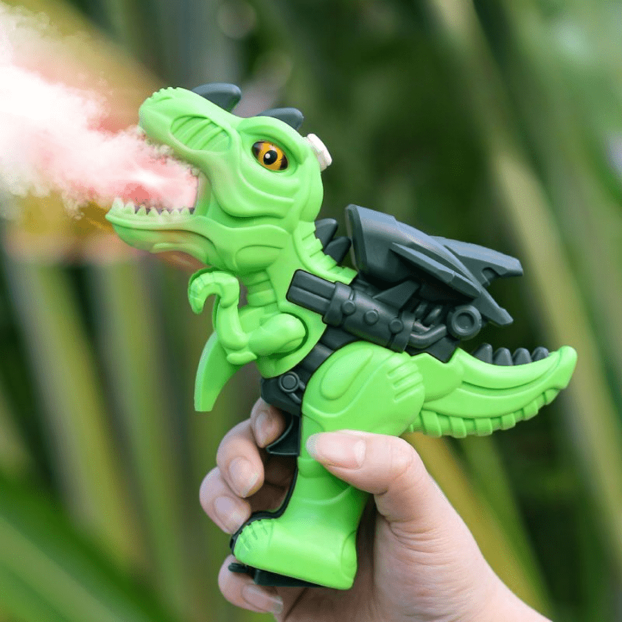 Children's electric handheld dinosaur spray Tyrannosaurus Rex Triceratops mechanical electric dinosaur novel funny toys, Christmas and Halloween gifts for children