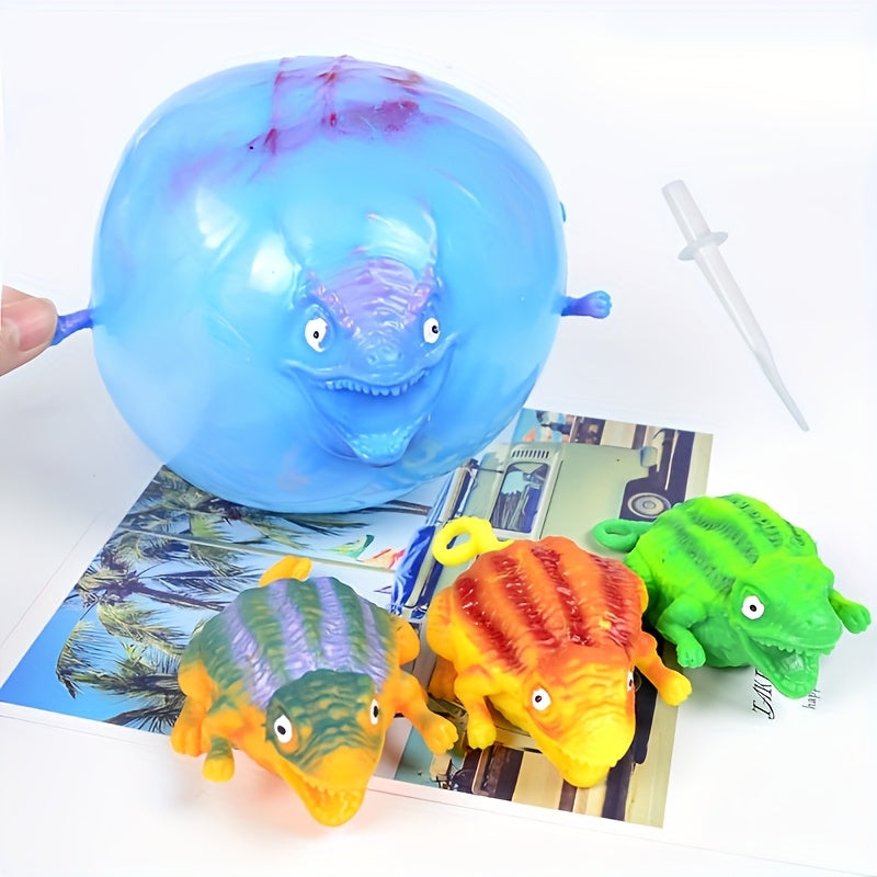 2pcs Children Creative Funny Toy Blowable Animal Venting Toys Inflatable Dinosaur Party Favors Kids Birthday Gift