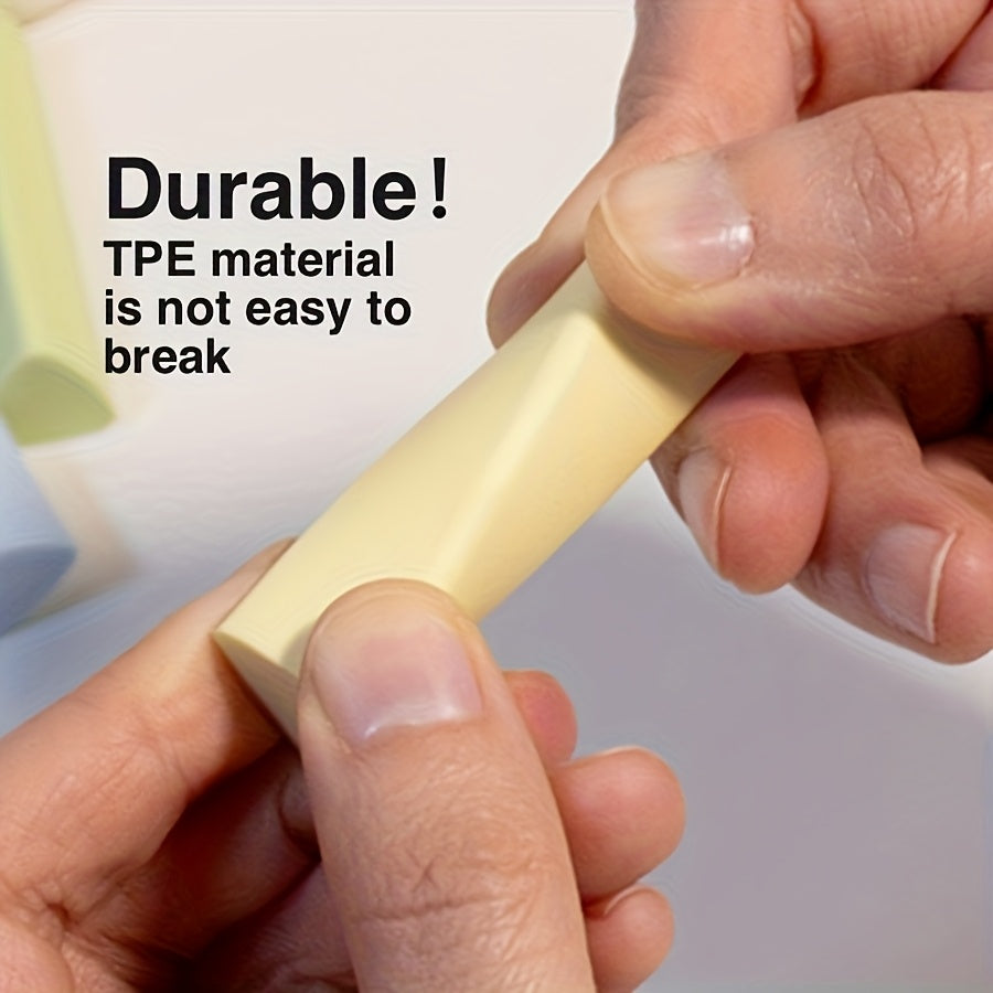 5pcs Multi-Color Triangular Erasers, No-Mark Kneadable Eraser for Writing, Drawing & Sketching – Perfect Office Supplies and Back-to-School Gift, Macaron-Shaped Detailing Tool, High-Quality Art & School Essentials, Mini Era