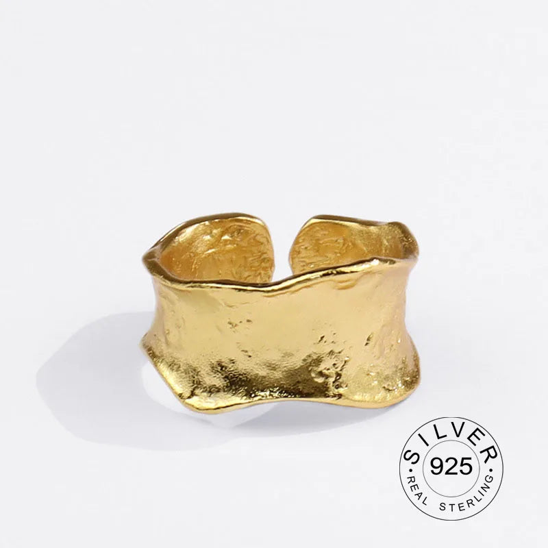 Zirella - Real 925 Sterling Silver Rings For Women vintage zircon open round Engagement Rings Silver 925 Jewelry Anillos Mujer