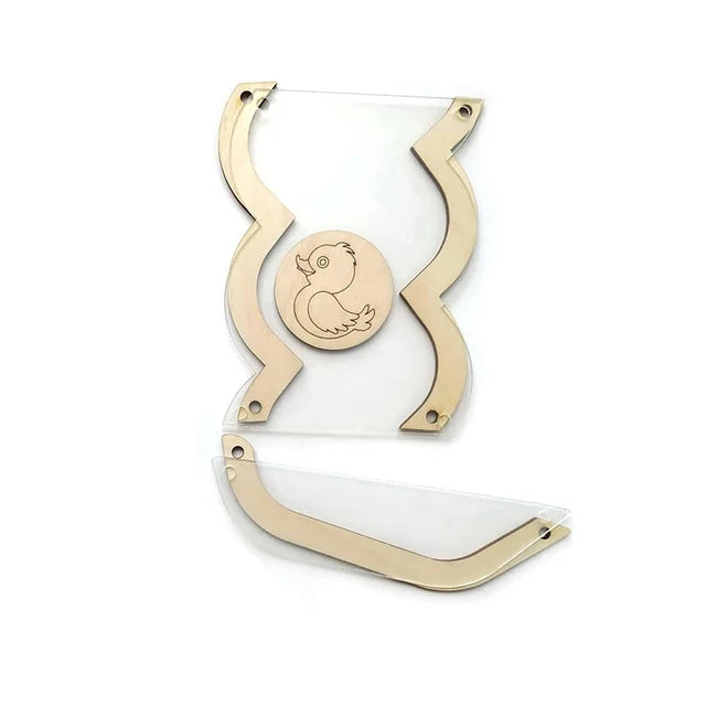 Wooden Busy Board DIY Toy Baby Montessori Sensory Activity Board Accessories For Children Locks Busyboard Parts Educational Toys