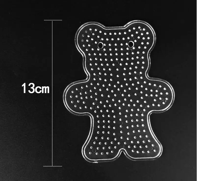 5mm Hama Beads Pegboard template Toy DIY perler tool PUPUKOU Beads Educational Tangram Jigsaw Puzzle Iron beads