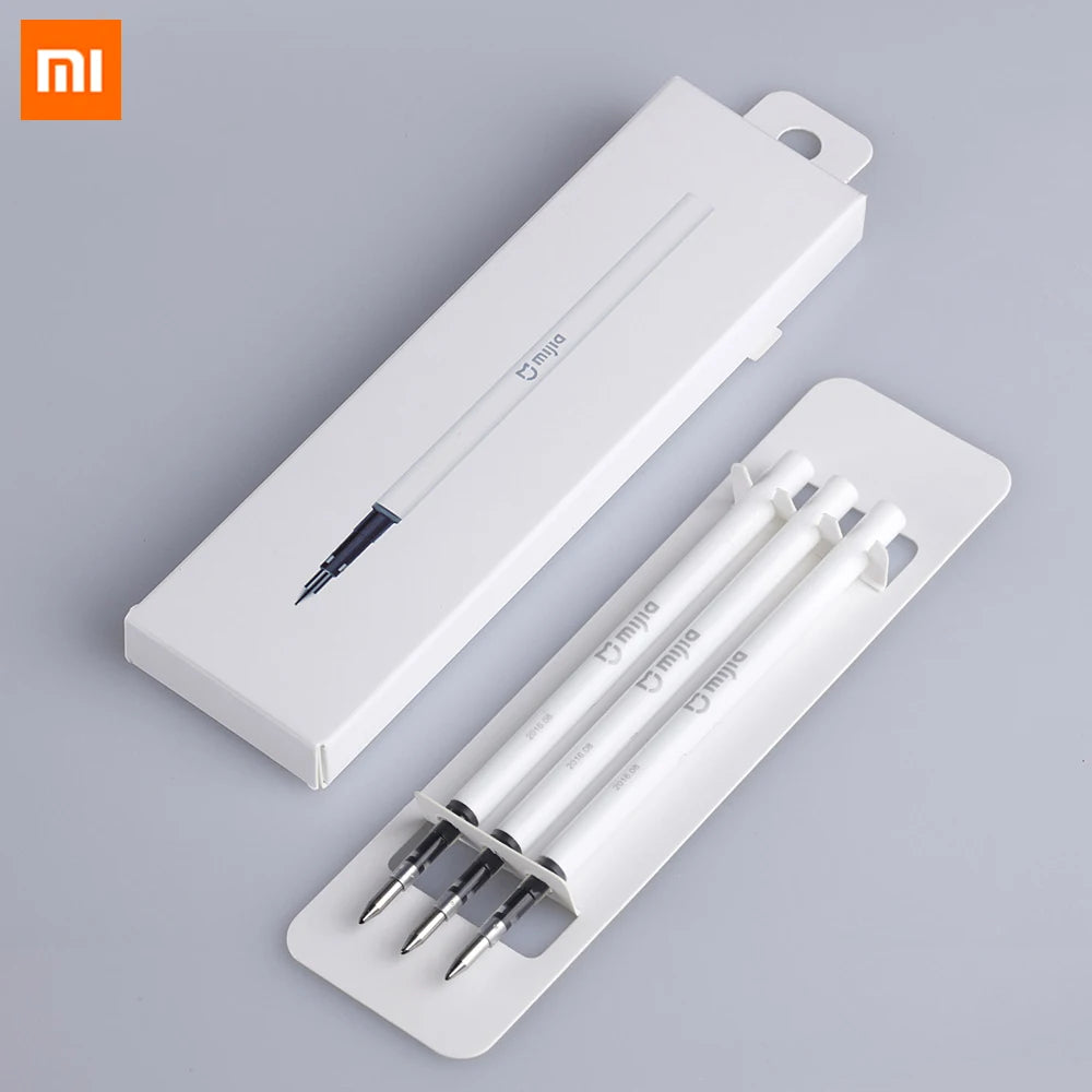 Original Xiaomi Mijia Refills for Xiaomi Sign Pens Replaceable Refills Smooth Switzerland Refill Japan Black Ink For Mi Pens