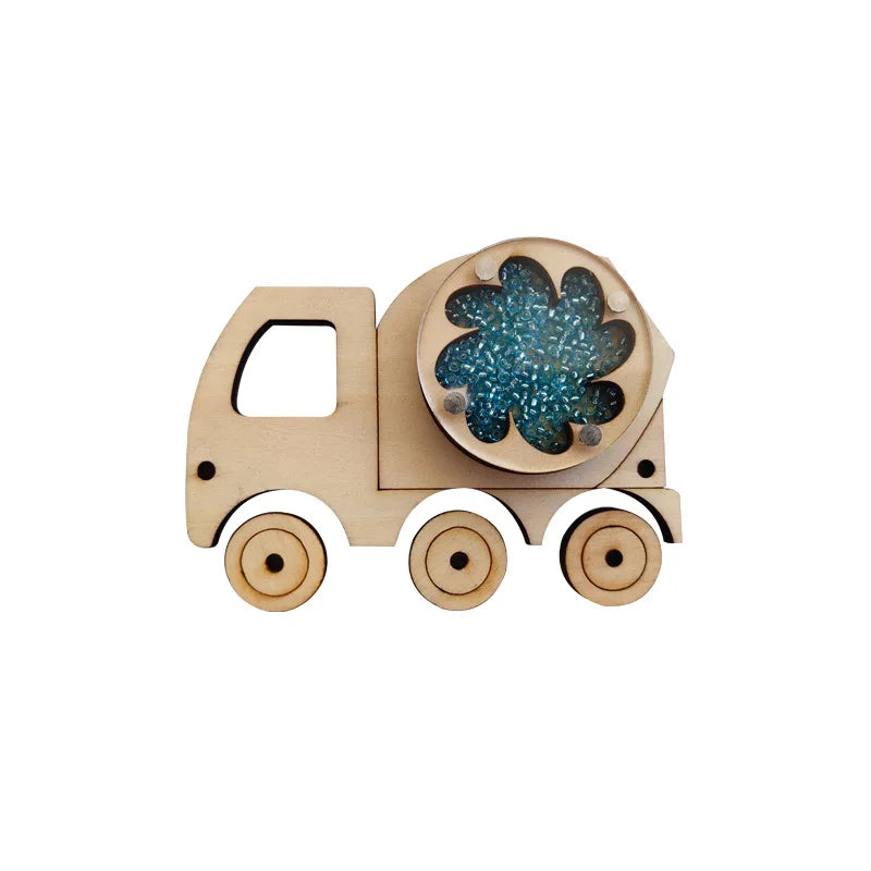 2024 Baby DIY Montessori Busy Board Wooden Accessories Castle Animal Letters Number Movement Educational Toys For Children Gifts