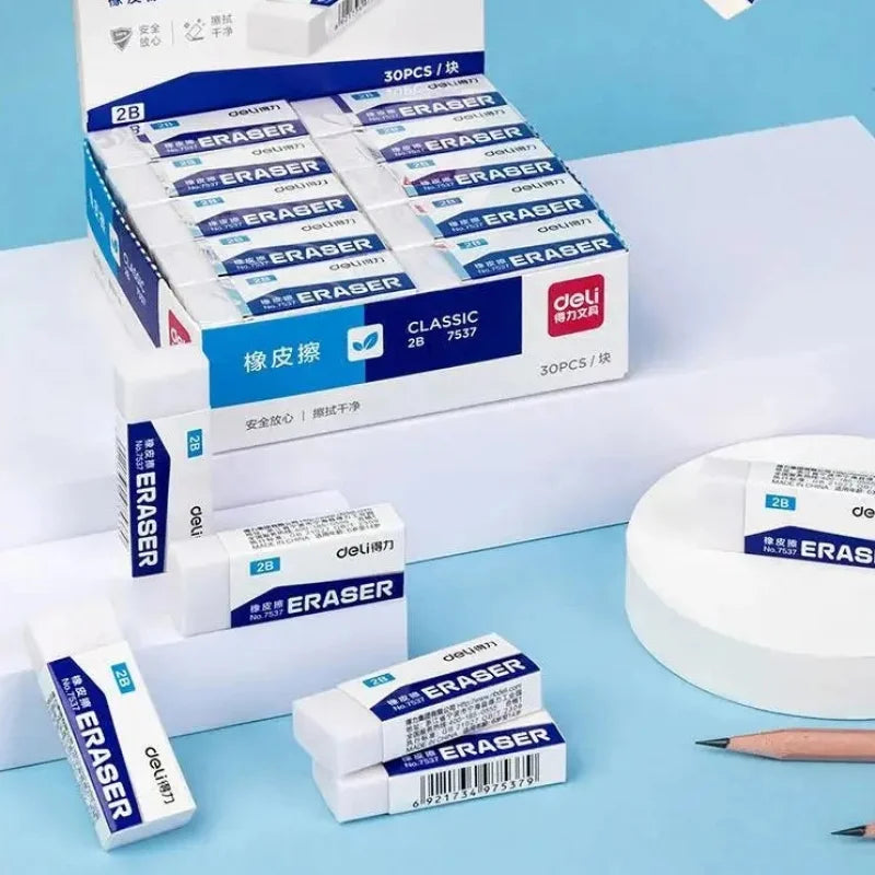 1pc/2pcs white eraser HB/2b/4b student exam stationery learning supplies mini portable office drawing eraser