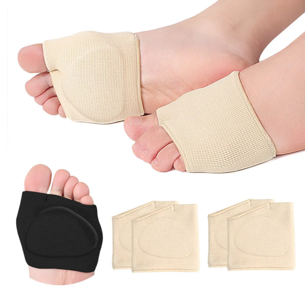 Stepora - Silicone Metatarsal Pads Toe Separator Pain Relief Forefoot Socks Insole Orthotics Hallux Valgus Bunion Corrector Foot Care Tool