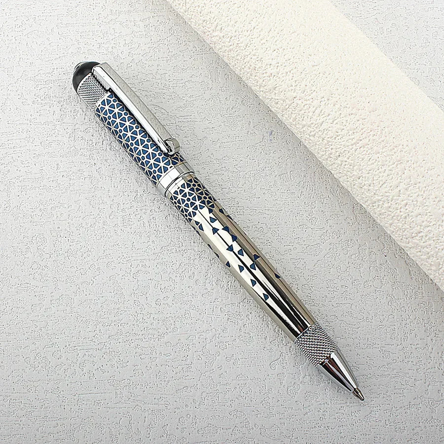 Classic Luxury Ink Ballpoint Pen, Ink Medium Point 0.7mm Smooth Writing Metal Ball Point Pen Signature Pen
