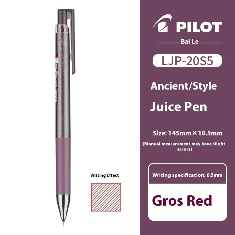 PILOT Juice Up Push Pen 0.4/0.5mm Premium Metal Tip Classic Retro Ergonomic Rod Long-Lasting Gel Ink Pens School Office Supplies