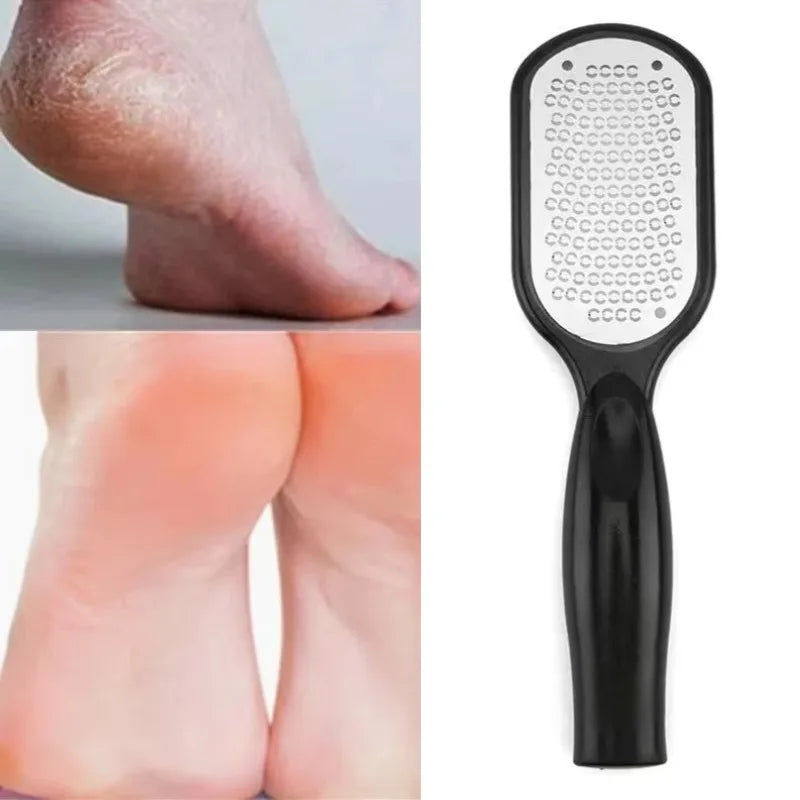 Heelora - Hot Colossal Foot Scrubber File Rasp Spa Dead Skin Callus Remover Stainless Steel Grater Care Pedicure Tool Restore Feet Product