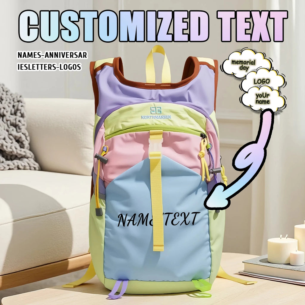 Exclusive - custom logo outdoor hiking mountaineering bag lightweight backpack punching bag skin backpack female private diy