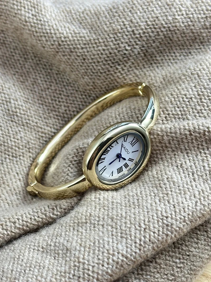 ARVA - 
Famous Brand Bracelet Watch Stainless Steel Strap Gold Watch Fashion Small Dial Ladies Girl Gift Wristwatches Relojes Para Mujer