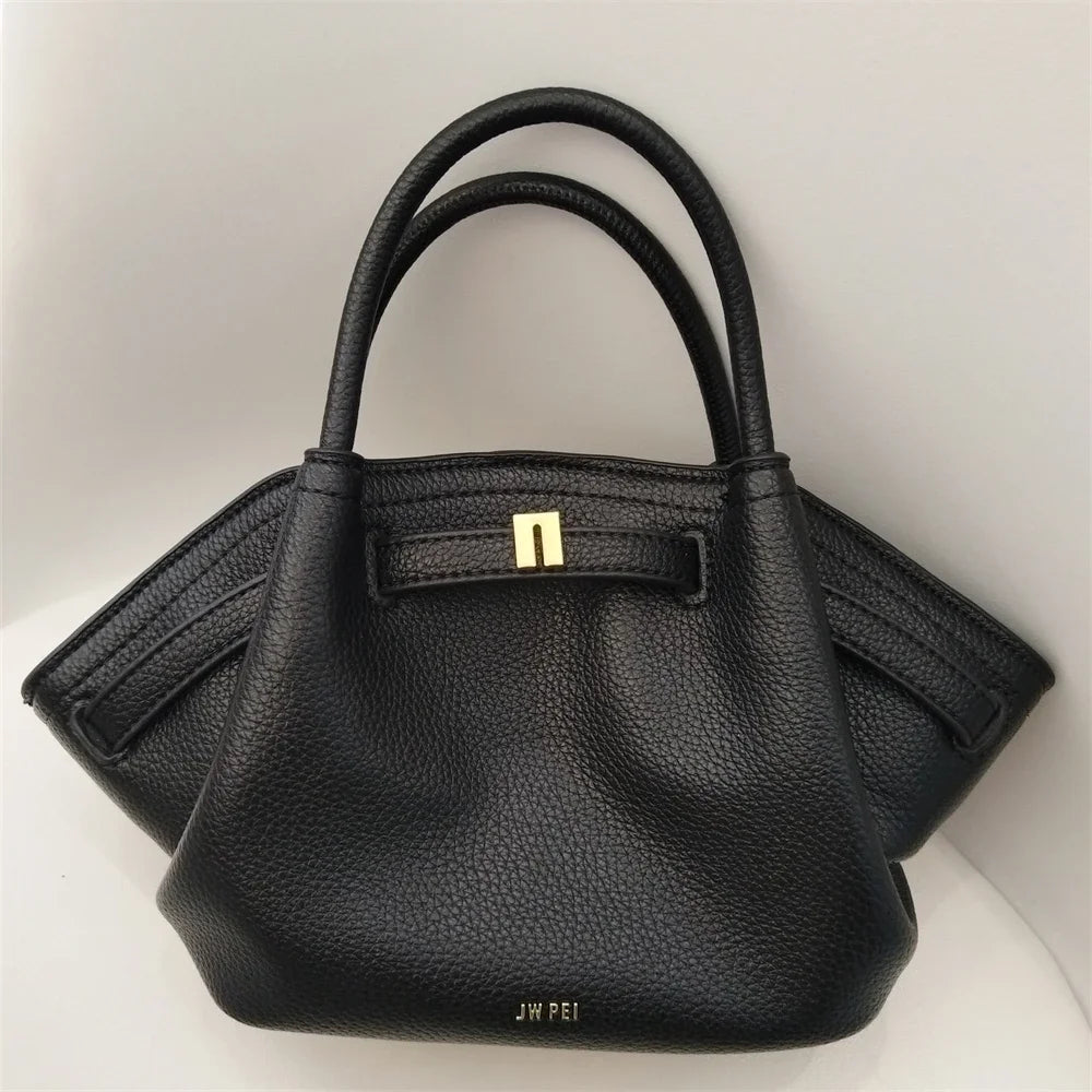 Liora - 

JW PEI 2025New Women's Canvas Brown Crossbody Shoulder Bag Mini Vegan Leather Tote Bag Handbag Dumpling Bag High Quality Leather