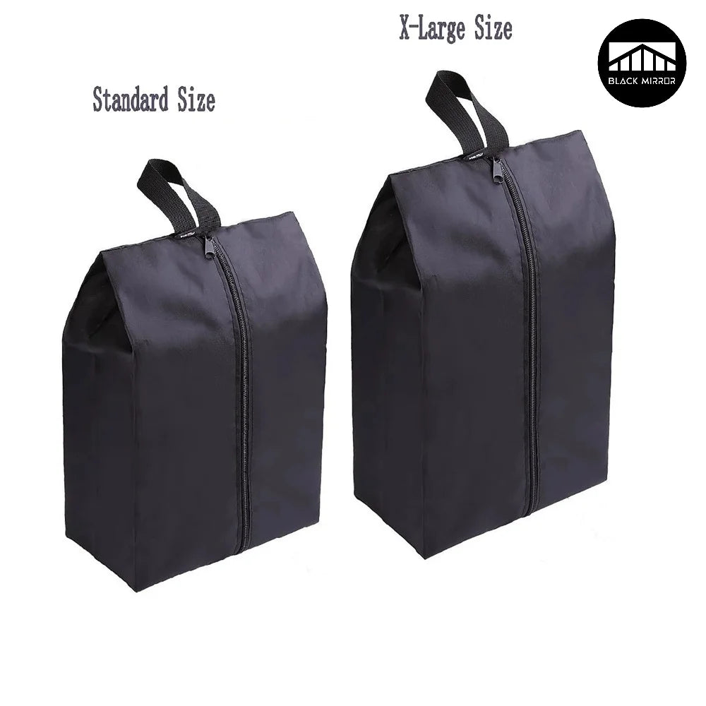 Portable -  Nylon Travel Shoe Bags with Zipper Closure for Men and Women Waterproof Shoe Organize Storage Bags Makeup Laundry Bag