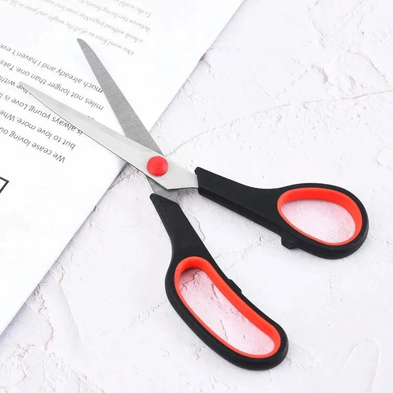 3Pcs Stainless Steel Scissors Student Stationery Scissor Household Multi Functional Office Tailor Scissors Hand Cutting New