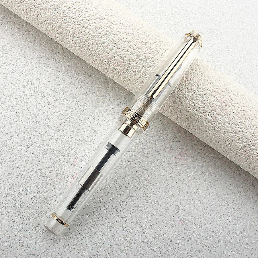 Jinhao 82/9019/100 Fountain Pen Transparency Spin Pen Popular EF F M NIB Business Office School Supplies Writing Stationery