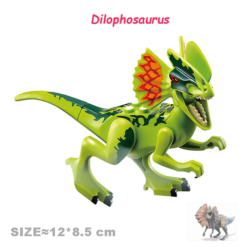 Jurassic World Dinosaurs Velociraptor Triceratops Indominus T-Rex Model Assemble Educational Building Blocks Toys For Kids Gifts