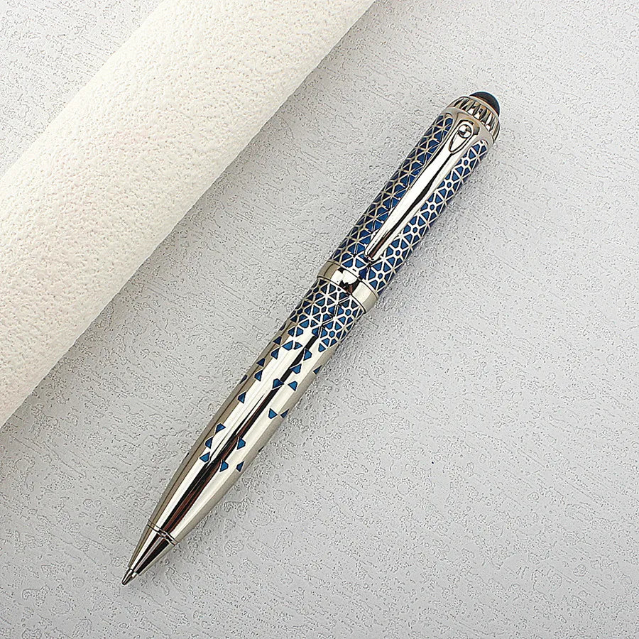 Classic Luxury Ink Ballpoint Pen, Ink Medium Point 0.7mm Smooth Writing Metal Ball Point Pen Signature Pen