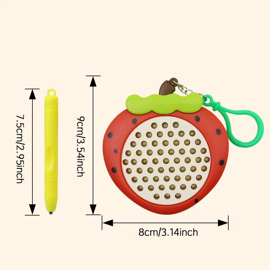 Magnet Ball Drawing Board Kids Magnet Tablet Sketch Pad With Magnetic Stylus Montessori Education Travel Activities Magnet Toy