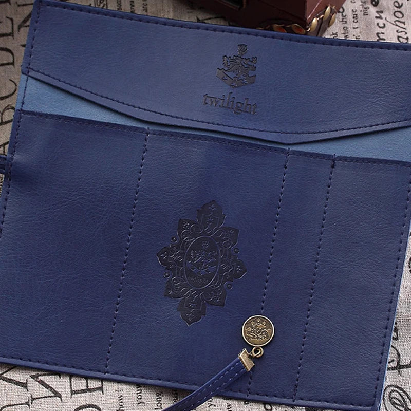 1pc Fashion Vintage PU Pencil Case Student Pencil Bag Waterproof Storage Bag Portable Kit School Supplies Korean Stationery