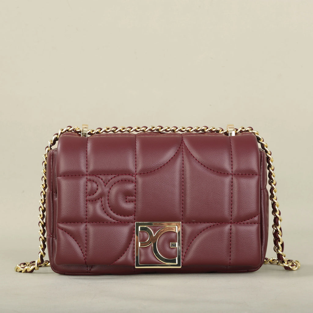 ALVÉA - 
PG Fashion Classic Retro Women's New Shoulder Bag Letter PU Material Party Multi functional Crossbody Bag New Design 2025