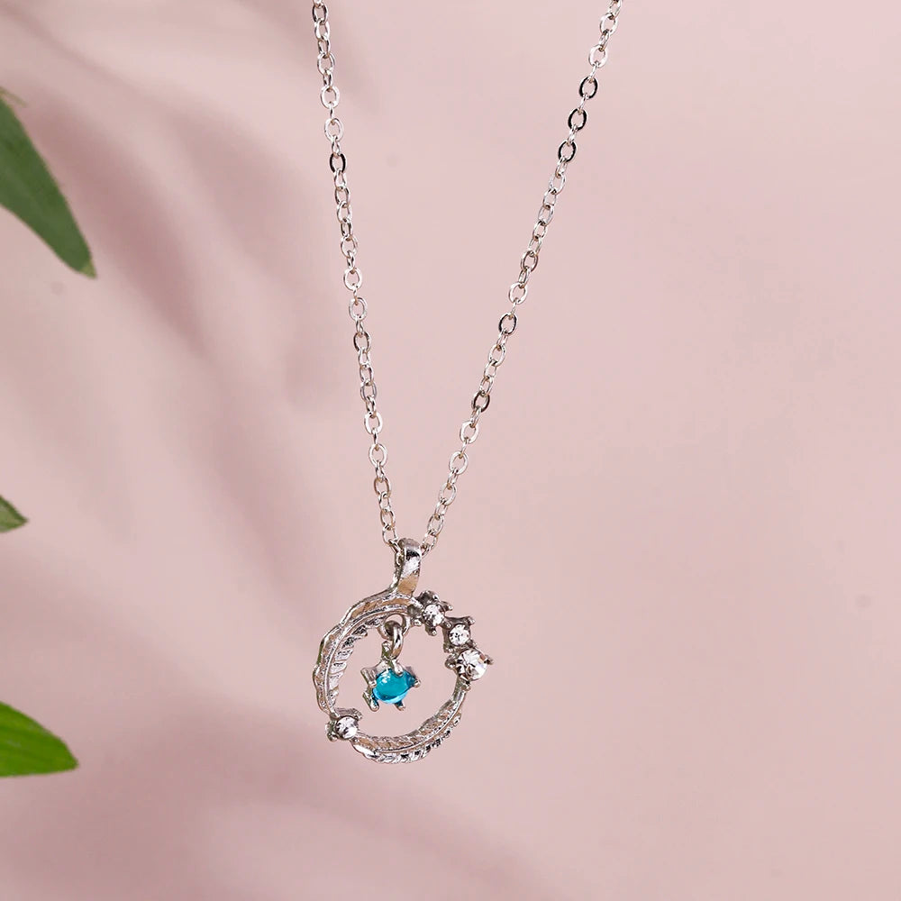 Aurivelle - Y2K Crystal Butterfly Heart Necklace Fashion Kpop Shiny Clavicle Chain Necklaces for Women Girls New Trend Party Gifts Jewelry