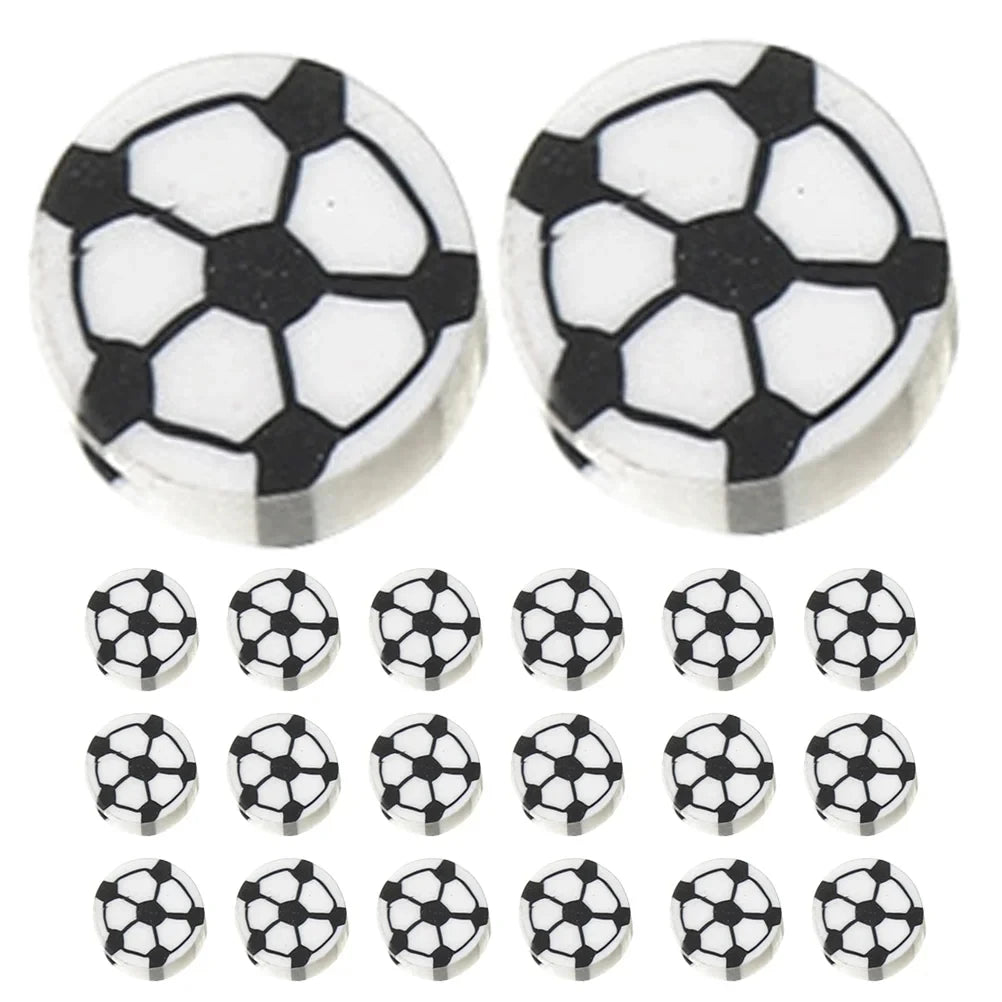 Soccer Erasers, Mini Football Shaped Erasers for Kids - Cute Sports Themed Stationery, Ideal for School Supplies, Party Favors &