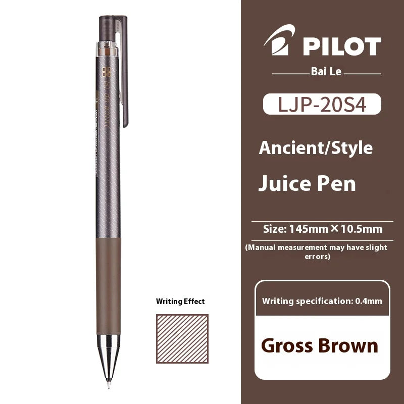 PILOT Juice Up Push Pen 0.4/0.5mm Premium Metal Tip Classic Retro Ergonomic Rod Long-Lasting Gel Ink Pens School Office Supplies
