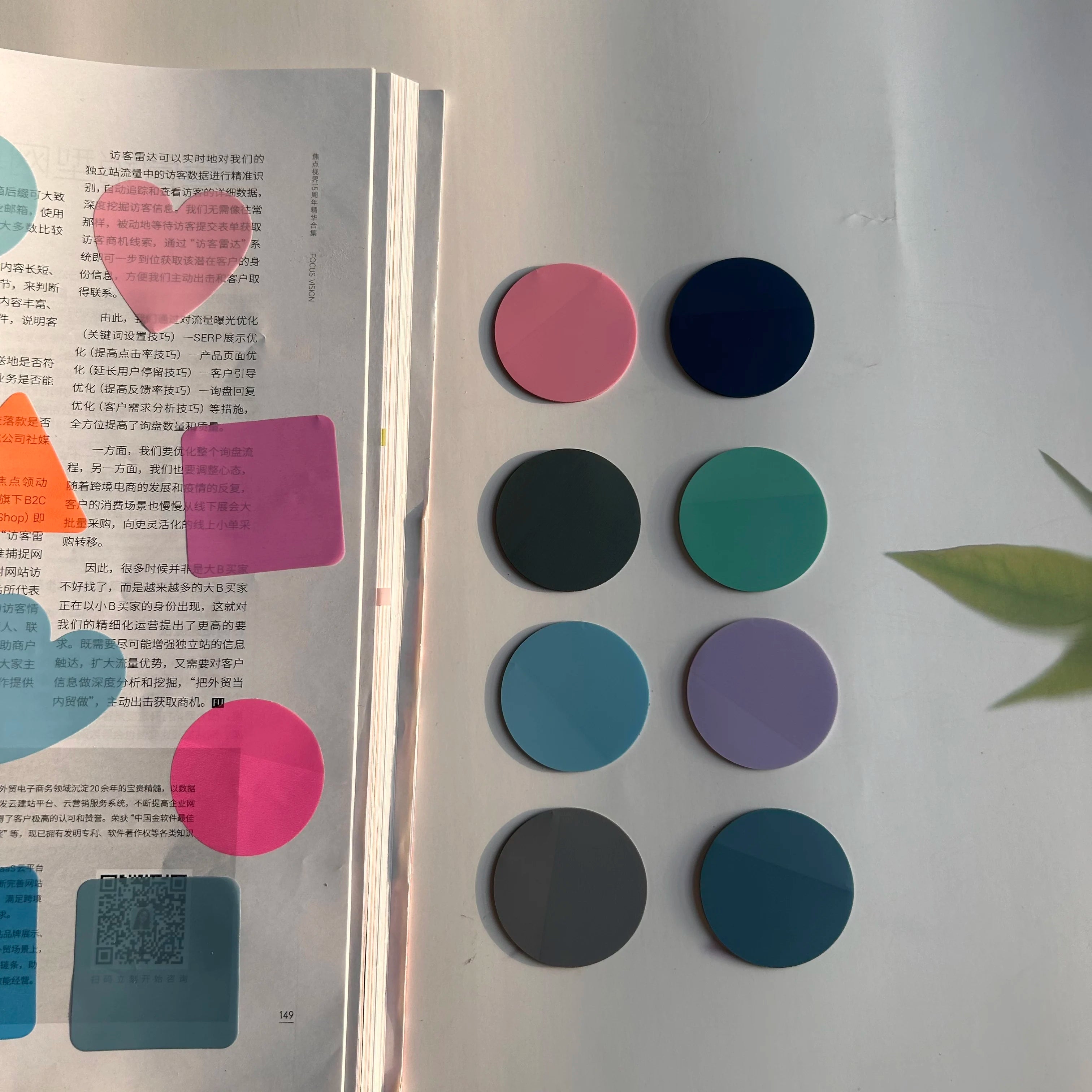 8 Colors 160 Sheets Transparent Sticky Note Memo Pad Scrapes Stickers Waterproof Clear Notepad School Stationery Office Supplie