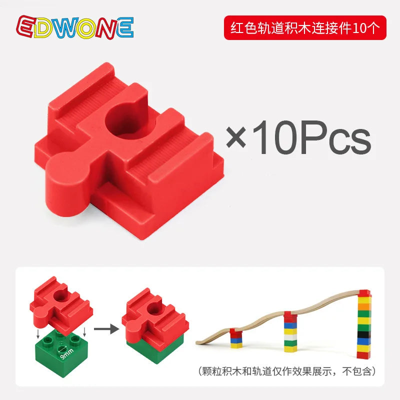 Wooden Train Rail Kinds Of Wooden Train Track Connector Adapter Fit for All Brands Wood Tracks Educational Toys For Kids Gift