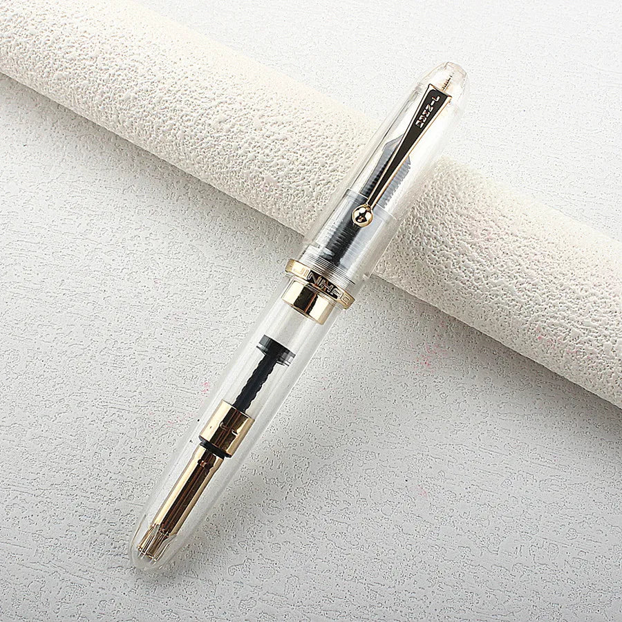 Jinhao 82/9019/100 Fountain Pen Transparency Spin Pen Popular EF F M NIB Business Office School Supplies Writing Stationery