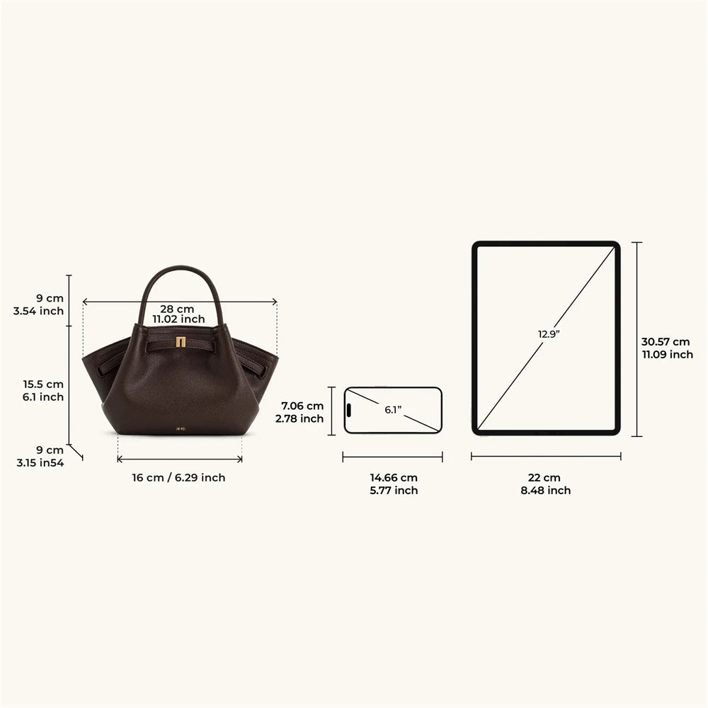 Liora - 

JW PEI 2025New Women's Canvas Brown Crossbody Shoulder Bag Mini Vegan Leather Tote Bag Handbag Dumpling Bag High Quality Leather