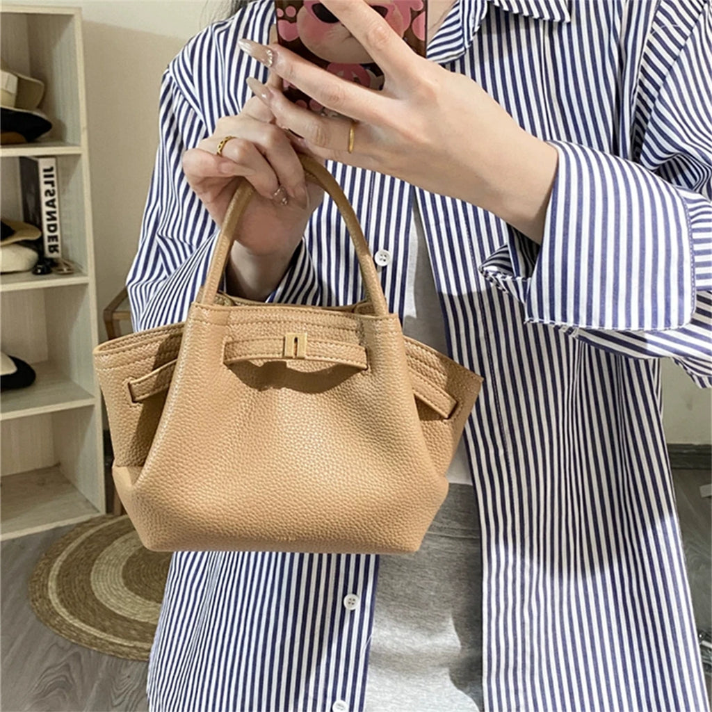 Liora - 

JW PEI 2025New Women's Canvas Brown Crossbody Shoulder Bag Mini Vegan Leather Tote Bag Handbag Dumpling Bag High Quality Leather