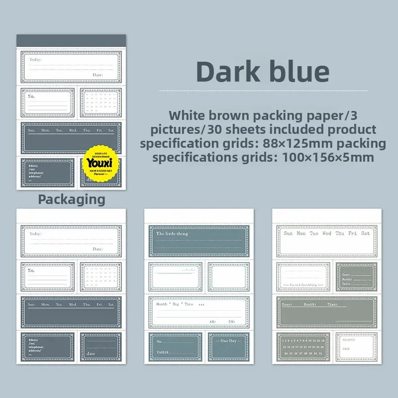 Journal GO 30pcs Vintage Label Paper Sticker Tag Scrapbooking Junk Journal Kits Crafts Classification Retro Label Stickers