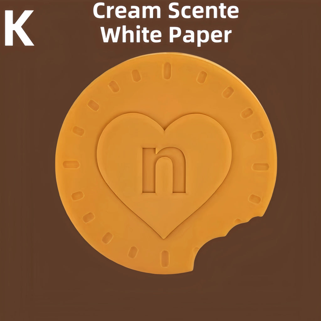 80 Pages/Set Scented Chocolate, Cream & Strawberry Flavored Creative Pocket Notepads, Chocolate&Cookie Shaped, Tear-off Memo Pad