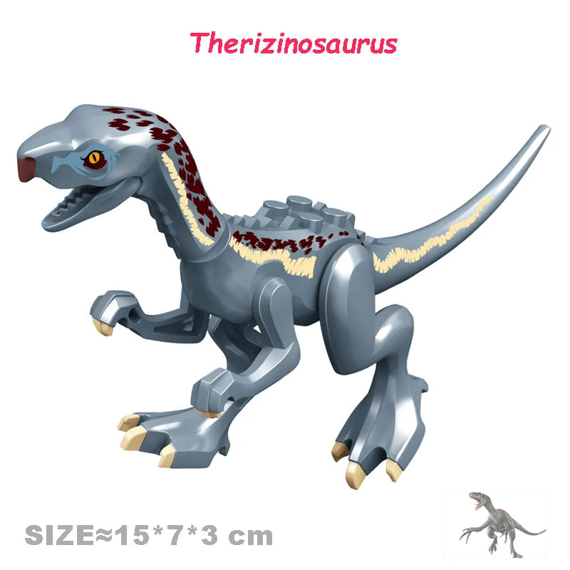 Jurassic World Dinosaurs Velociraptor Triceratops Indominus T-Rex Model Assemble Educational Building Blocks Toys For Kids Gifts