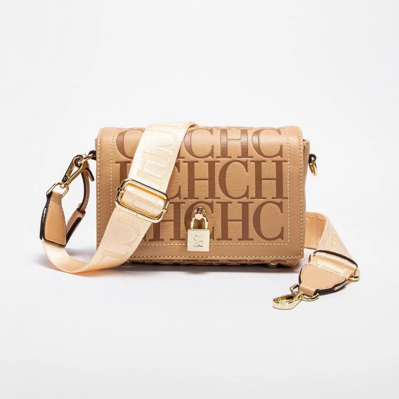 ARLIS - 
Fashion Design Model Metal Accessories Buckle Women's Shoulder Bag Luxury Brand 2025 Fashion Solid Colour Printed Head Bag