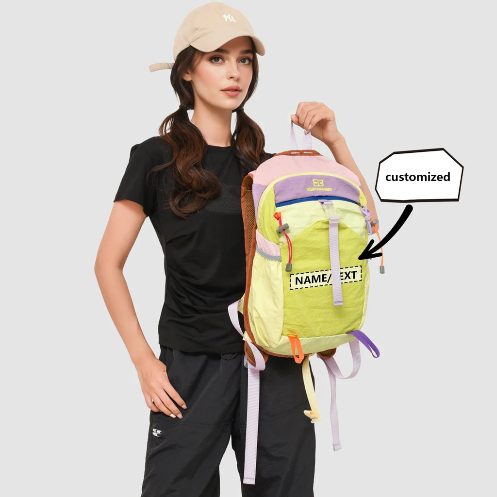 Exclusive - custom logo outdoor hiking mountaineering bag lightweight backpack punching bag skin backpack female private diy