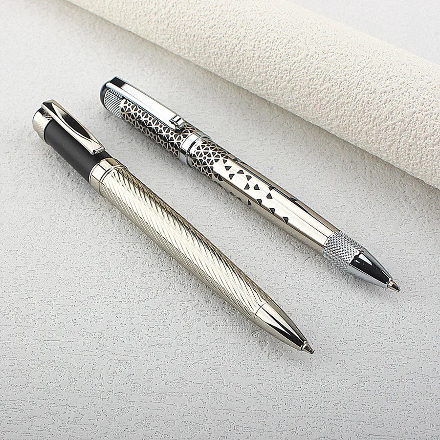 Classic Luxury Ink Ballpoint Pen, Ink Medium Point 0.7mm Smooth Writing Metal Ball Point Pen Signature Pen