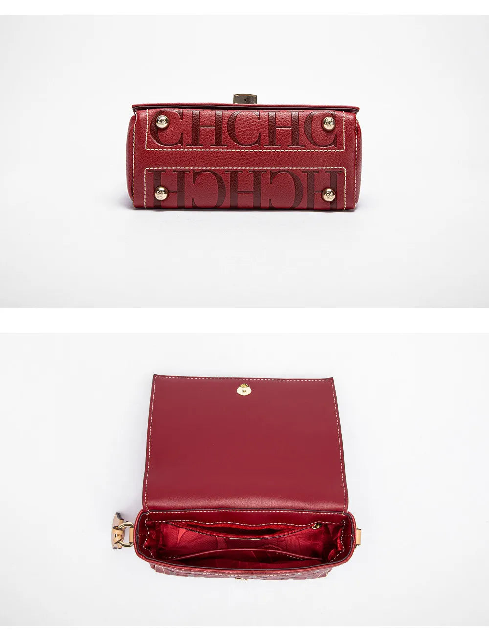 ARLIS - 
Fashion Design Model Metal Accessories Buckle Women's Shoulder Bag Luxury Brand 2025 Fashion Solid Colour Printed Head Bag