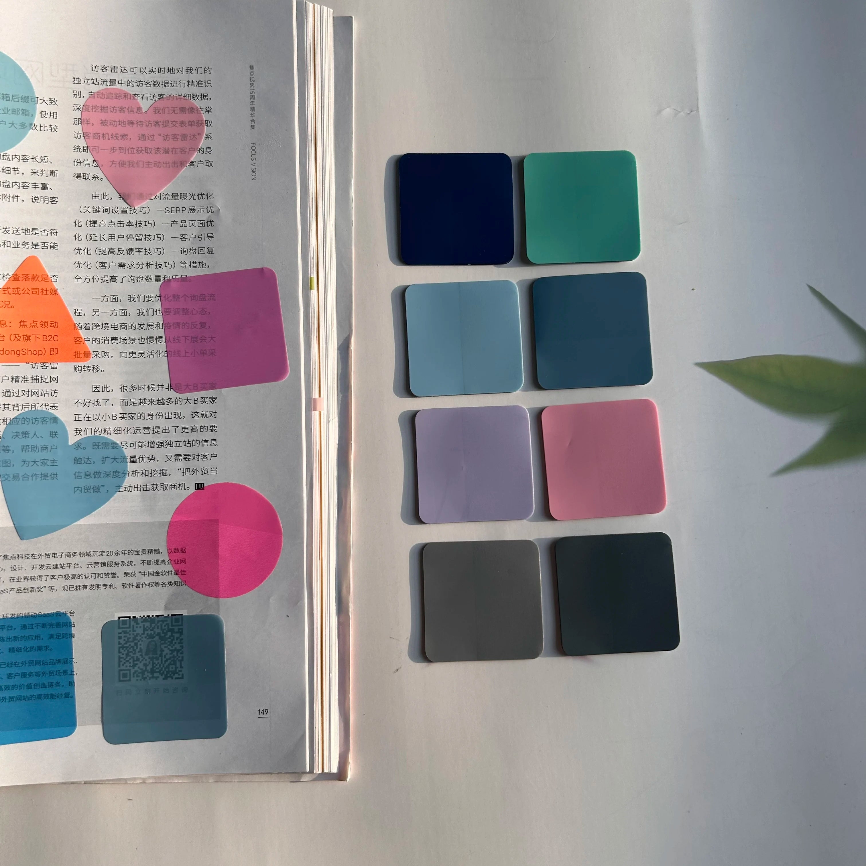 8 Colors 160 Sheets Transparent Sticky Note Memo Pad Scrapes Stickers Waterproof Clear Notepad School Stationery Office Supplie