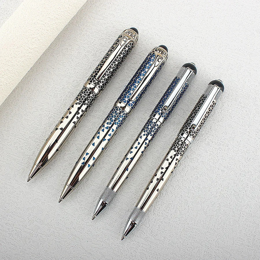Classic Luxury Ink Ballpoint Pen, Ink Medium Point 0.7mm Smooth Writing Metal Ball Point Pen Signature Pen