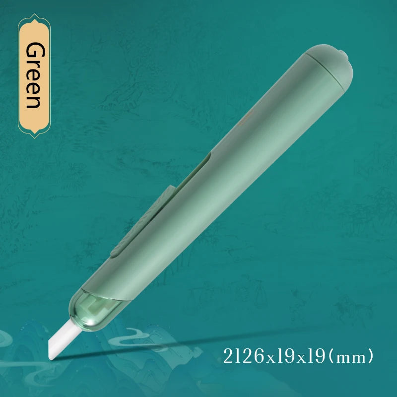 Deli Pocket Pen Cutter Auto-Lock Safety Ceramic Blade, Mini Art Knife Kid's Wallpaper tools for Cut Package/Cardboard/Paper 샤프