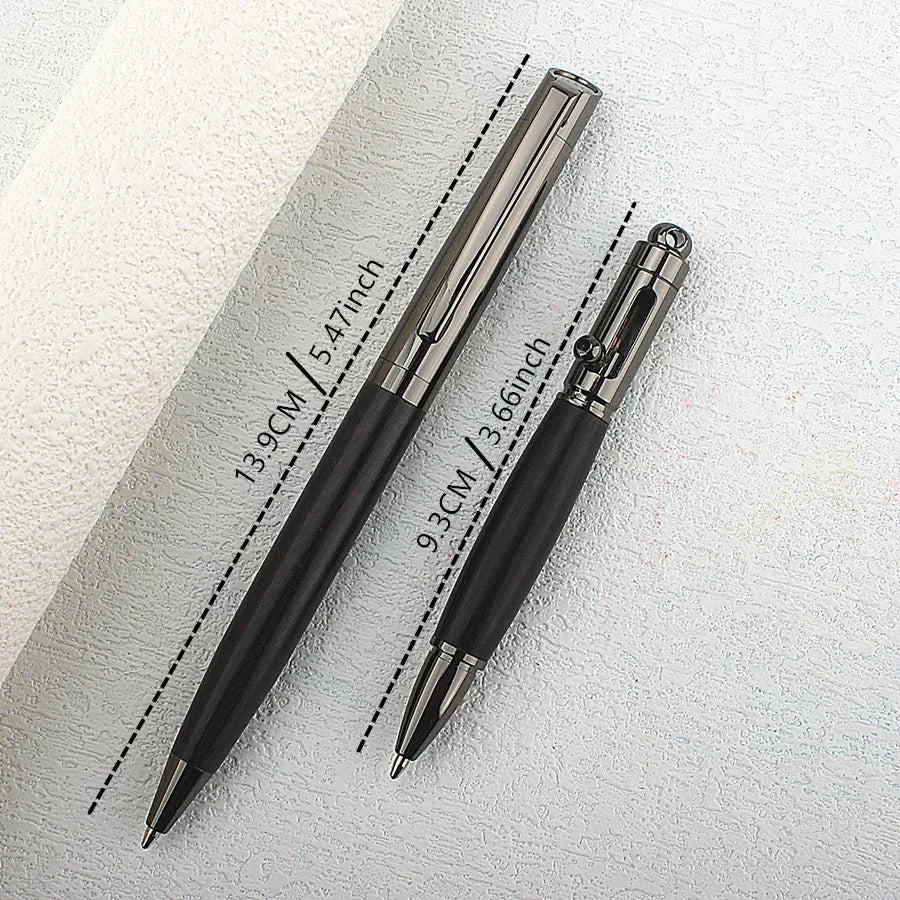 Luxury Heavy Feel Metal Ballpoint Pens School Business Office Signature Roller Pen Writing Student Stationery Supplies