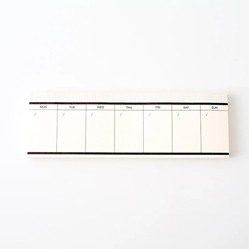 50Sheet Daily Weekly Monthly Planner Agenda Notebook Memo Weekly Goals Habit Schedules Stationery Office Student School Supplies