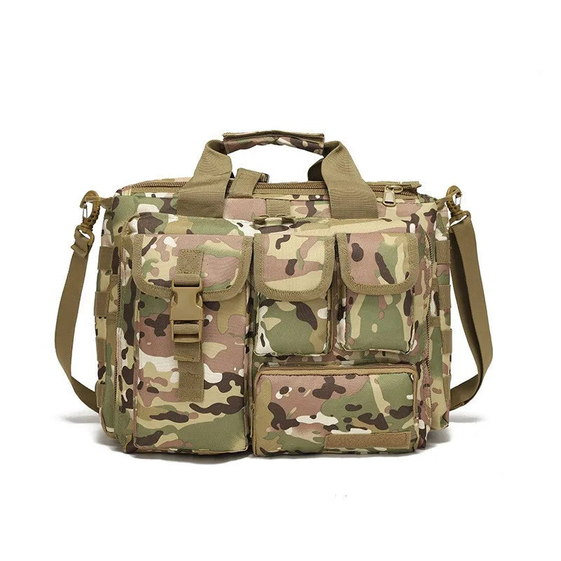 Tactical - Molle Nylon Messenger Shoulder Bag Laptop Handbags Briefcase Outdoor Multifunction Climbing Bag